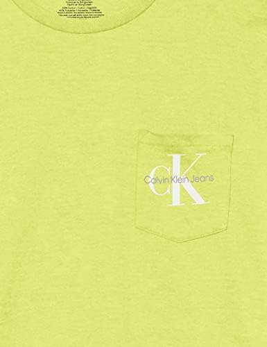 Тениска с логото на Calvin Klein Boys с Къс ръкав и Джоб