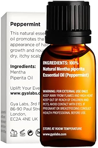 Набор от масла от тамян за кожата и Мента за растежа на косата - Чисти Етерични масла за Терапевтични клас - 2x0,34