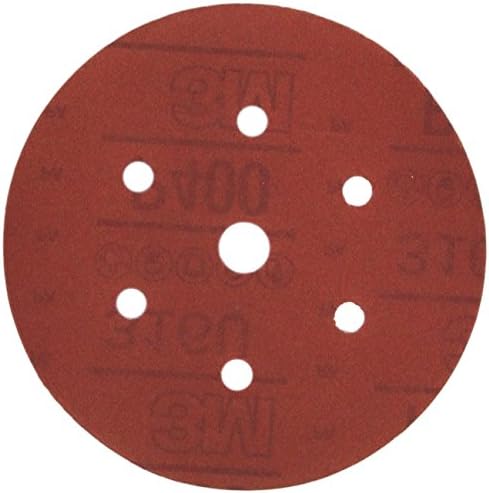 Абразивен диск 3M Hookit Red Без прах, 01139, 6 инча, P400, 50 диска в кутия