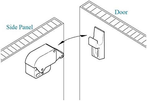ANYUFEI 10шт Притискателния за отваряне на Допир Дръжка на Вратата на Кабинета се Затвори За определяне на Притискателния