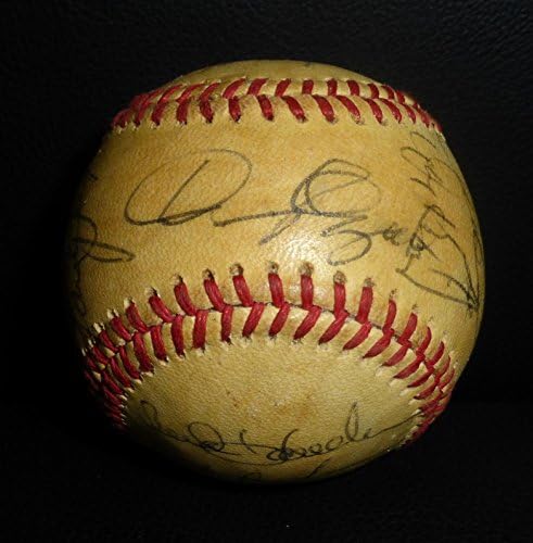 1979 Екип Филис подписа бейзболен договор PSA / DNA Tug McGraw с Пит Роузом и Нино Эспинозой + Бейзболни топки с автографи
