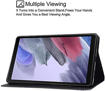 Калъф GSFY за Galaxy Tab A7 Lite 2021, Ултратънък калъф-награда от изкуствена кожа с магнитнойзастежкой-стойка за Samsung