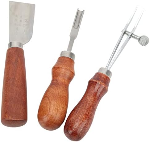GLOGLOW Набор от Инструменти за Бродерия от кожата, Инструменти за Шиене на Кожата САМ Leather Занаятите Инструменти