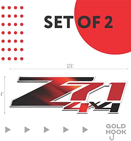 Z71 Стикер Silverado Етикети Chevy Road Емблемата на HD Подмяна на Странично камион (Щанцоване (отклейка и приклеивание))