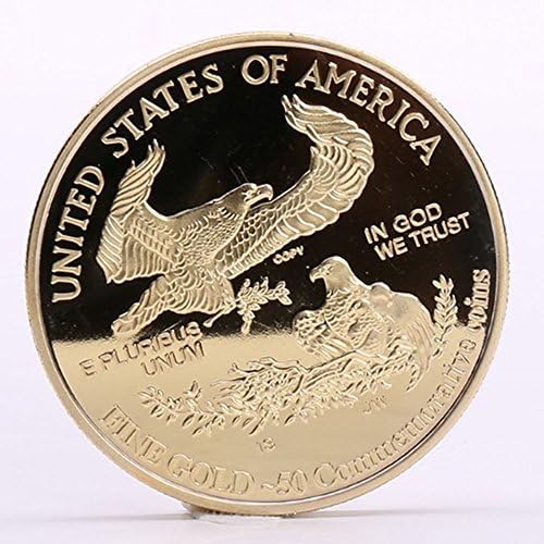 Възпоменателна монета в долари Златен цвят на Статуята на Свободата 2011 г.