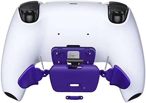 Подмяна на Galactic Purple нов дизайн на Корпуса бутон за връщане K1 K2 за PS5 Controller eXtremerate Rise Remap Kit