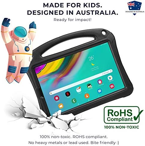 Скафандър Bam Bino [Трайни детски калъф за Samsung Galaxy Tab S5e 10.5 | е Проектиран в Австралия, за деца | Притежателя