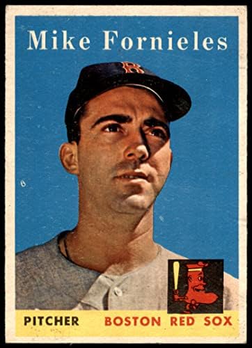 1958 Topps 361 Майк Форниелес на Бостън Ред Сокс (Бейзболна картичка) ДОБЪР Ред Сокс