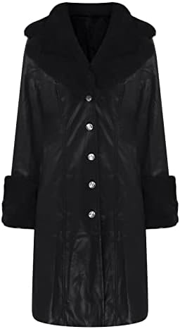 Секси кожени палта OVERMAL с яка, зимна мода, на ревера, дълъг ръкав, с цип, по-големи размери, ежедневни якета, палта