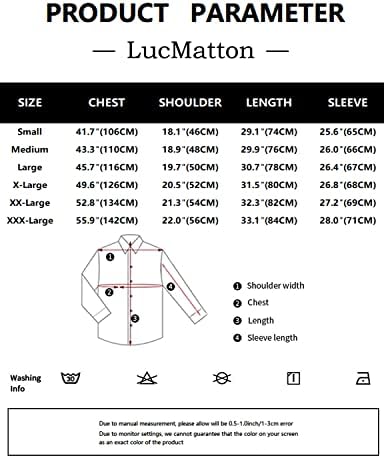 LucMatton Мъжки Ежедневни Памук, Ленени Ризи с Вертикални Райета в Ретро стил С Дълъг ръкав Slim Fit копчета