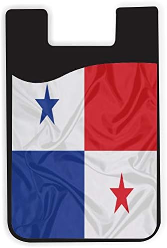 Дизайн на знамето на Панама - Силиконов 3 м Лигав Чанта-портфейл за Кредитни карти, Приклеивающийся към Портфейла, за
