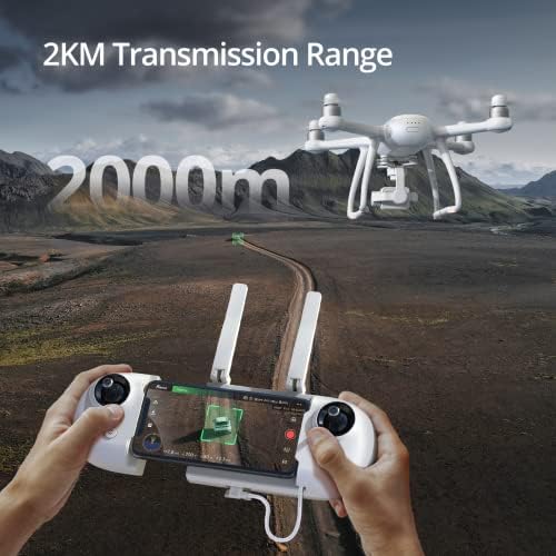 Мощни безпилотни летателни апарати Dreamer 4K Pro с 3-аксиален карданной камера за възрастни, FPV GPS Квадрокоптер с