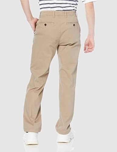 Мъжки ежедневни ластични панталони цвят каки свободно cut Essentials цвят Каки
