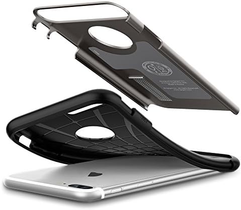 Spigen Slim Armor, Предназначени за Apple iPhone 8 Plus / калъф за iPhone 7 Plus () - Gunmetal