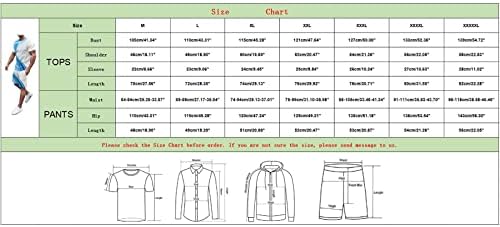 Мъжки Летен Спортен Костюм от 2 теми, Мъжки Летни Мода И Тенденция за Бягство, Спортен Костюм с 3D Цифрово Принтом и