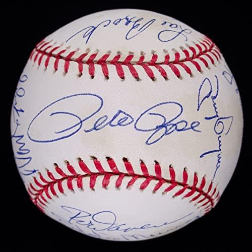 Бейзбол с автограф Fine 3000 Hit Club (15) Уили Мейс Ханк Аарон Стан Музиал JSA - Бейзболни топки с автографи