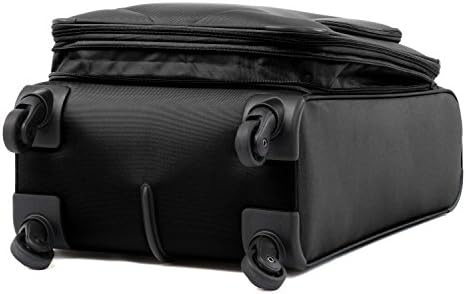 Foldout фабрика Atlantic Luggage Ultra Lite Softside, нефритово-черно, за ръчен багаж, 21 инча