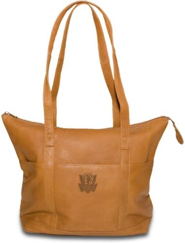 Дамска чанта-тоут от Кафява кожа NBA Далас Маверикс