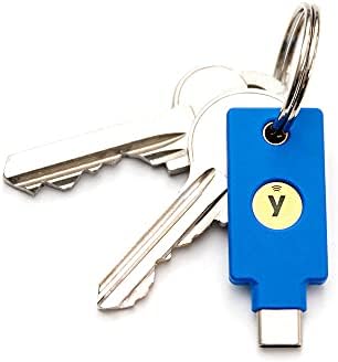 Ключ за защита Yubico ШАРО C NFC - две-фактор удостоверяване USB ключ за защита NFC, работи с поддържаните мобилни устройства