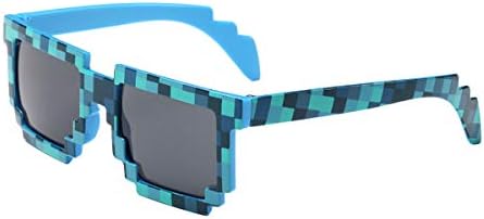 kilofly 4шт 8-Битови Пикселова Слънчеви Очила за Геймъри Със защита от ултравиолетови лъчи За Възрастни И Деца, Спомени