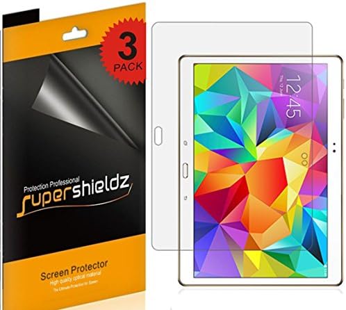 (3 опаковки) Supershieldz е Предназначен за Samsung Galaxy Tab S 10,5-инчов защитно фолио за екрана, прозрачен филм с