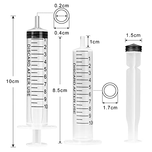 40 Опаковки Пластмасови спринцовки с обем от 10 ml /cc в индивидуална опаковка с измерване на Научни лаборатории за измерване на течности, Храни, домашни любимци, Зареж?