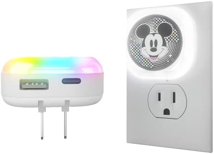Сензорен led нощна светлина iJoy Disney с Мики Маус и зареждащата станция USB Led нощна светлина с Мики Маус с 6 настройки