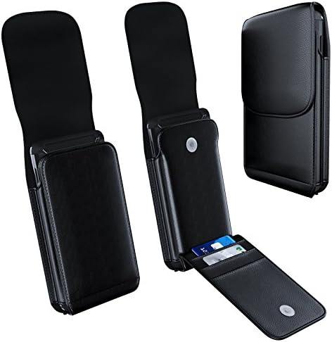 Кобур Meilib за iPhone SE, iPhone 8, 7, 6, 6s, Калъф-държач за колан за мобилни телефони с превръщането клипс за колан, калъф за съхранение на лични карти (подходящ за iPhone с калъф Otter