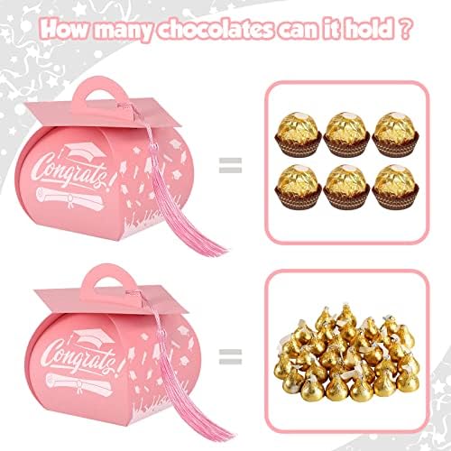 30 Парчета Бала Капачка от Кутия шоколадови Бонбони 2023 Деления Кутии за бала Сувенири За Партита Кутия за Предложения