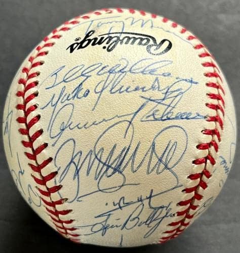 1996 отбор на ЧИКАГО КЪБС подписа договор с ONL baseball-31 ПОДПИС-СЭНДБЕРГ / СОСА / ДЖЕНКИНС - Бейзболни топки с автографи