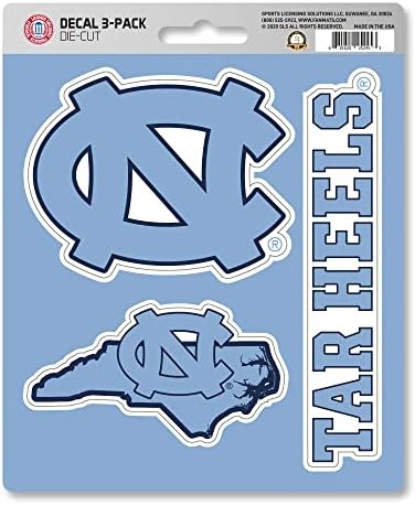 ФАНМАТЫ NCAA North Carolina Tar Heels Командване Стикер