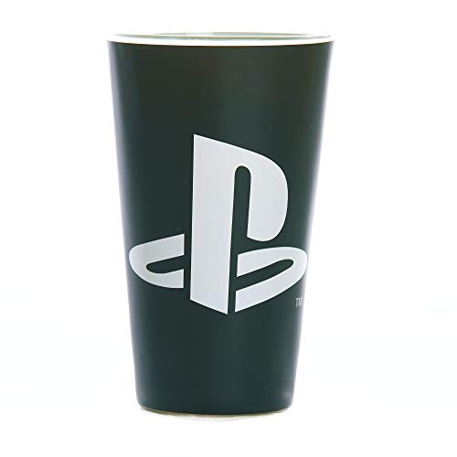 Стъклена Чаша Paladone Playstation и Набор от многократна употреба на етикети