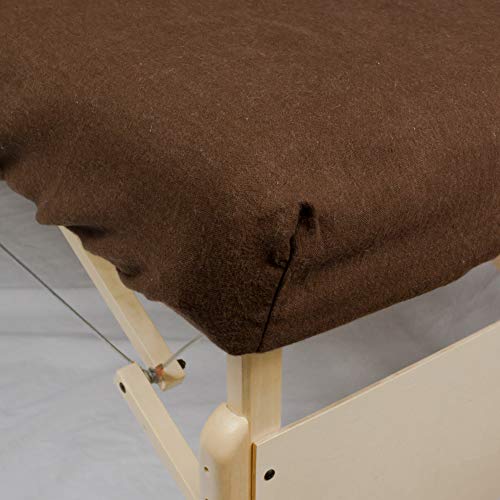 Спално бельо Comfort Deluxe с фланелевым масажен масата и Чаршаф. Кърпи за терапевтична маса от памук, най-високо