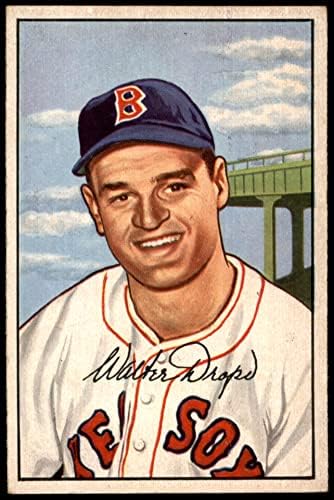 1952 Боуман 169 Уолт Дропо на Бостън Ред Сокс (Бейзболна картичка), БИВШ+ Ред Сокс