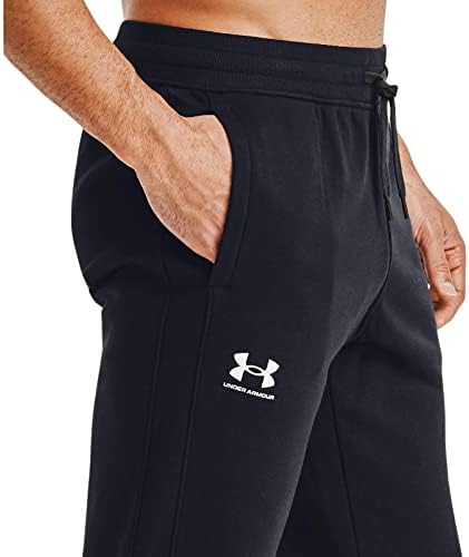 Мъжки Спортни Панталони ColdGear от Памучна смес Съперник на флисе Under Armour 1359030, Черни