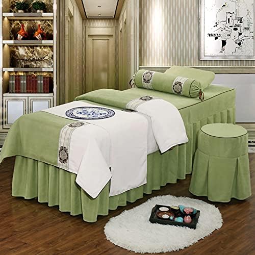 Комплект чаршафи за масаж на масата от микрофибър XJZHANG от 4 теми - Козметично Завеси, Покривки за легла от четирите