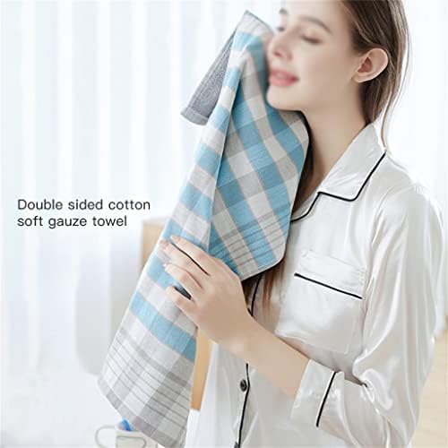 WSSBK Памучно кърпи за баня, двухслойное марлевое кърпа за мъже и жени, рискът се увеличава растежа, Меки кърпи за баня
