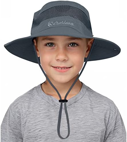 Детска Солнцезащитная шапка за Момичета И Момчета, Градинска Дишаща Солнцезащитная Шапка UPF 50 + и е С Широка Периферия,