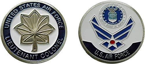 Офицерские заглавия на военновъздушните сили - полковник За - 5 са подбрани Монета на Повикване/Покер с логото / Happy
