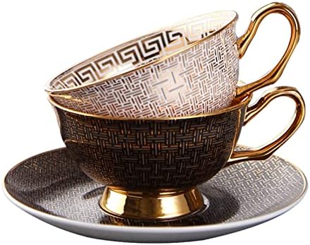 Чаши за кафе INJIE Луксозен Европейски Набор от Кафе Чаши Луксозна Малка Ретро Кралската Чаена Чаша С Дръжка на Лъжица