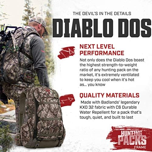 Камуфляжный ловен набор от Badlands Diablo Dos - Съвместим с лък и пушка