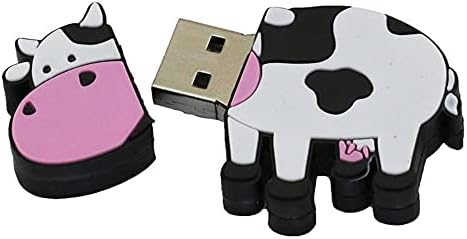 4 GB USB устройство във формата на Крава USB Memory Stick USB 2.0 За Съхранение на Данни, Флаш памет с Каишка, Флаш памети