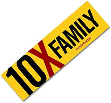 10X Семейна Мотивационни стикер от безвъзмездна помощ Cardone