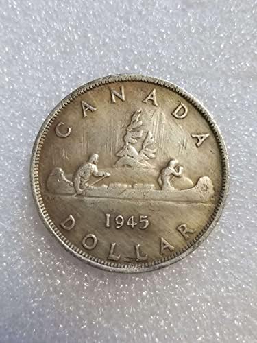 Старинни Занаяти 1945 Канадски долар Копие Колекция 1801