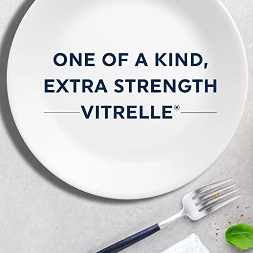 Сервиз на Corelle Vitrelle от 18 теми за 6 прибори за хранене, Трислойно стъкло, устойчиво до сколам, Набор от леки Кръгли
