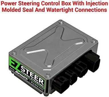 Комплект усилвател на волана SuperATV EZ-Steer: Комплект усилвател на волана Powersport за премахване на удара - Съвместима