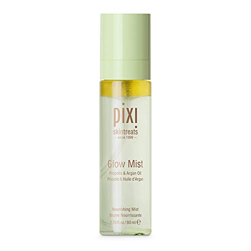 Pixi Beauty Glow Mist | Хидратиращи маска за лице за блестящ цвят на лицето | Предоставя и освежава грим | Овлажняване