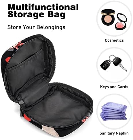 Чанта за съхранение на хигиенни кърпички, косметичка, чанта за тампони, калъф за комплект, чанта за купата на менструална,