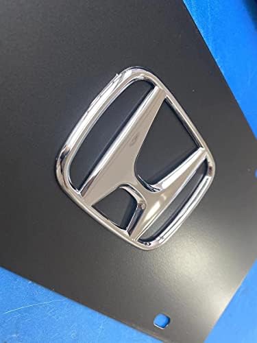Предния регистрационен номер от хромирана неръждаема стомана 3D за Honda, Регистрационен номер, със съответните завинчивающимися