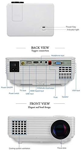 ZZK Проектор Мини Проектор Миниатюрен Проектор Led Smart Проектор 1080P Full HD 100-240 В Система за Домашно Кино Аудио